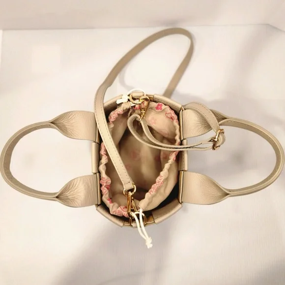 Persaman New York Italy Made Selma Genuine Leather Tiny Tote/Shoulder Bag NWOT - Picture 5 of 16